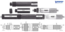 Нутромеры НМ 200 - 6000 микрометрические сборные Vogel