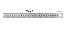 Линейки 500-4000х30х1 мм верх 1/2 мм,  низ 1 мм нерж Vogel