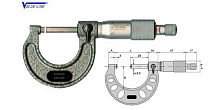 Микрометры МК 25 - 150 облегченные Vogel