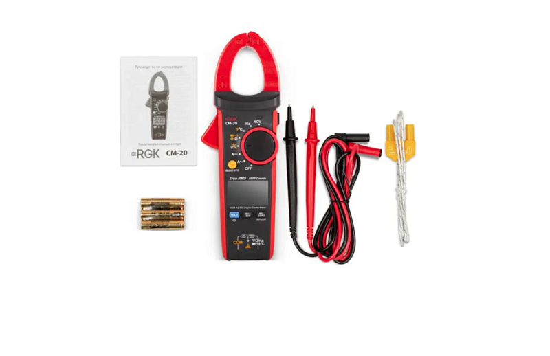 Токовые клещи RGK CM-20