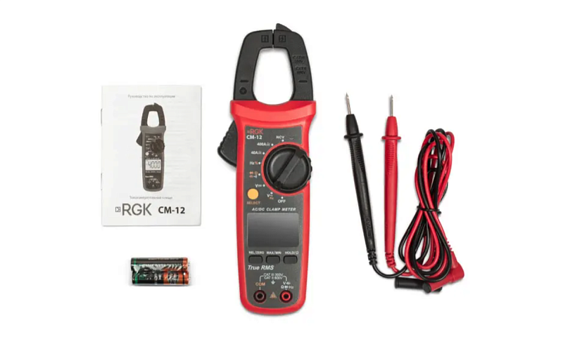 Токовые клещи RGK CM-12