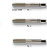 Метчики UNC №2 - 2' HSS к-т 3 шт и №1, 2, 3 серия 4104 Bohrcraft
