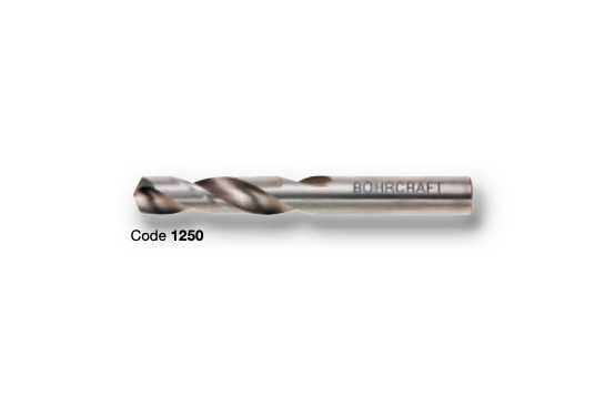 Сверла ∅ 2,0-13,0 короткие HSS 1250 Bohrcraft