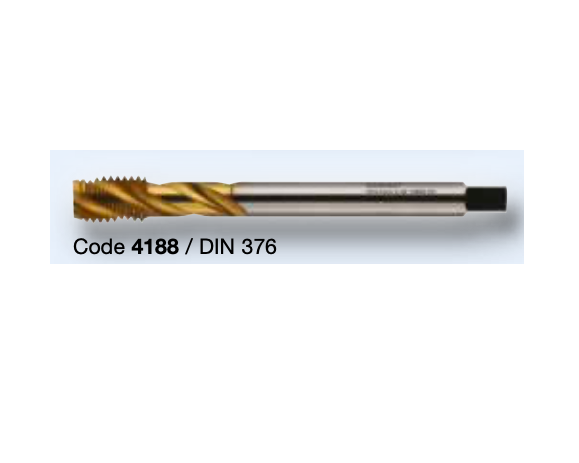 Метчики М3-М24 спиральные HSSE TiN  серия 4187 Bohrcraft
