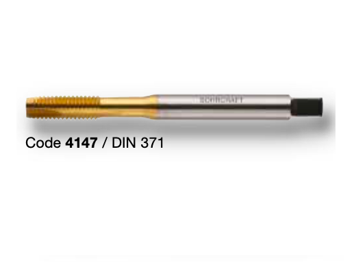 Метчики М3-М12 средние HSSE TiN серия 4147 Bohrcraft